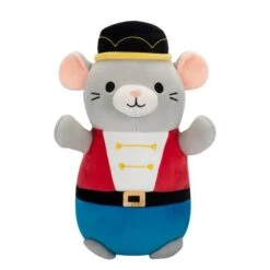 JAZWARES Squishmallow 10 Inch Murray The Nutcracker Mouse Christmas Hug Mees Plush Toy