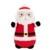 JAZWARES Squishmallow 10 Inch Nick The Santa With Glasses Christmas Hug Mees Plush Toy