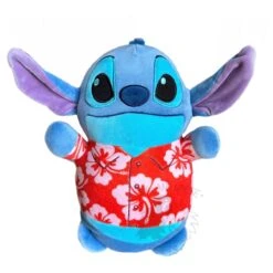 JAZWARES Squishmallow 10 Inch Stitch With Hawaiian Shirt Disney Hug Mees Plush Toy