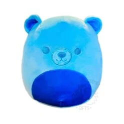 JAZWARES Squishmallow 12 Inch Blubo The Blue Neon Bear Plush Toy