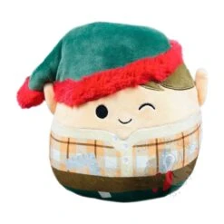 JAZWARES Squishmallow 12 Inch Jangle The Elf Christmas Plush Toy