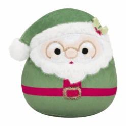 JAZWARES Squishmallow 12 Inch Nick The Santa With Green Suit Christmas Plush Toy