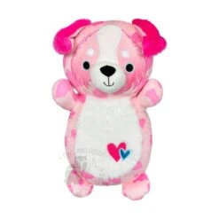 JAZWARES Squishmallow 14 Inch Magnis The Pink Dog Valentine Hug Mees Plush Toy