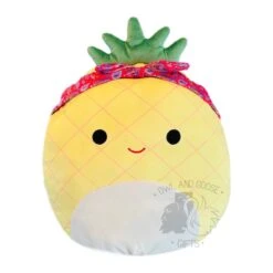 JAZWARES Squishmallow 16 Inch Maui The Pineapple With Headband Plush Toy