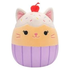 JAZWARES Squishmallow 16 Inch Miriam The Vanilla Cupcake Cat Plush Toy