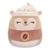 JAZWARES Squishmallow 16 Inch Reza The Latte Squirrel Plush Toy