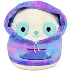 JAZWARES Squishmallow 16 Inch Sissy The Panda With Hoodie Plush Toy