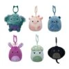 JAZWARES Squishmallow 3.5 Inch Clip Fall Assortment B Set Of 6 - JT, Lilaz, Brunhilda, Maria Del Mar, Bo Lynn, Fen Fang