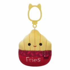 JAZWARES Squishmallow 3.5 Inch Floyd The Fry With Scarf Plush Clip