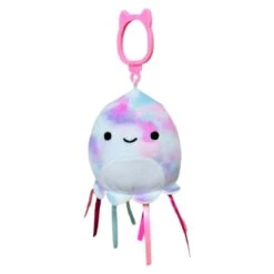 JAZWARES Squishmallow 3.5 Inch Krisa The Jellyfish Plush Clip