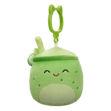 JAZWARES Squishmallow 3.5 Inch Townes The Green Juice Plush Clip 1 JAZWARES Squishmallow 3.5 Inch Townes The Green Juice Plush Clip