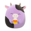 JAZWARES Squishmallow 5 Inch Alexie The Cow With Candy Corn Halloween Plush Toy
