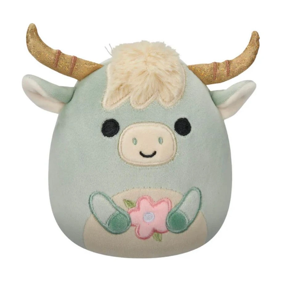 JAZWARES Squishmallow 12 Inch Armie The Highland Cow With Flower Easter Plush Toy 1 JAZWARES Squishmallow 12 Inch Armie The Highland Cow With Flower Easter Plush Toy