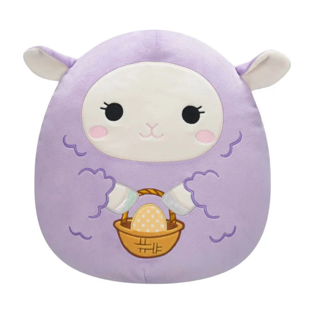 JAZWARES Squishmallow 12 Inch Beatrice The Lamb With Basket Easter Plush Toy 1 JAZWARES Squishmallow 12 Inch Beatrice The Lamb With Basket Easter Plush Toy