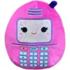 JAZWARES Squishmallow 5 Inch Becki The Pink Cell Phone Plush Toy
