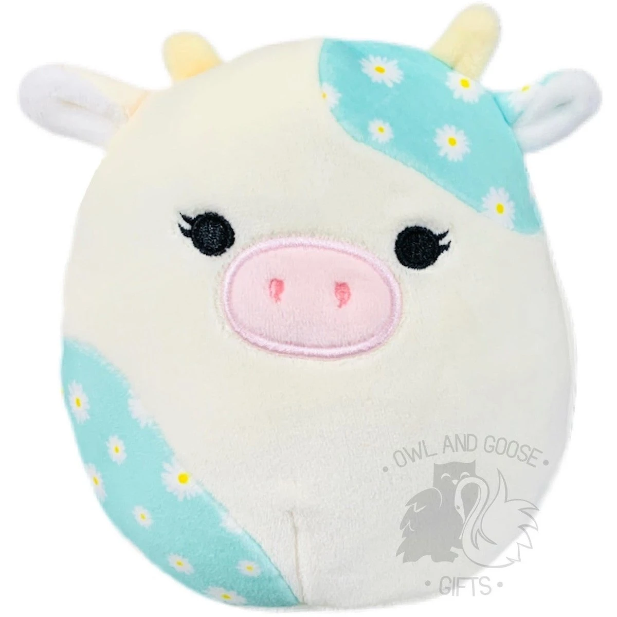 JAZWARES Squishmallow 5 Inch Belana The Cow Floral Plush Toy 1 JAZWARES Squishmallow 5 Inch Belana The Cow Floral Plush Toy
