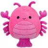 JAZWARES Squishmallow 5 Inch Cordea The Hot Pink Lobster Plush Toy