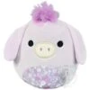 Squishmallow 5 Inch Delzi The Donkey Floral Plush Toy