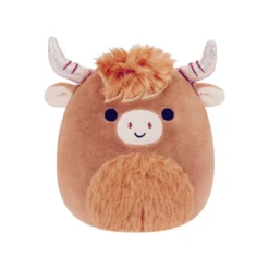 JAZWARES Squishmallow 5 Inch Wilfred The Highland Cow Plush Toy