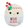 JAZWARES Squishmallow 8 Inch Arlene The Milk For Santa Christmas Plush Toy