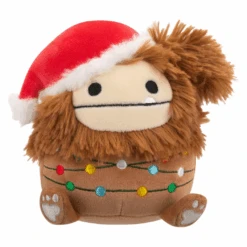 JAZWARES Squishmallow 8 Inch Benny The Bigfoot With Lights Christmas Plush Toy