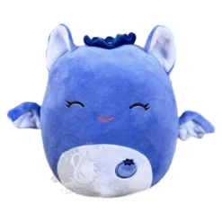 JAZWARES Squishmallow 8 Inch Bessie The Blueberry Bat Plush Toy