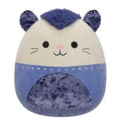 JAZWARES Squishmallow 8 Inch Blanche The Velvet Opposum Plush Toy