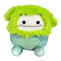 JAZWARES Squishmallow 8 Inch Bren The Green Bigfoot Limited Plush Toy