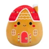 JAZWARES Squishmallow 8 Inch Casa The Gingerbread House Christmas Plush Toy