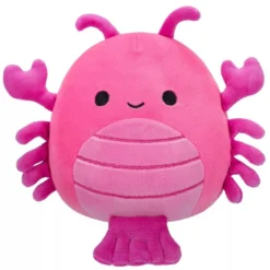 JAZWARES Squishmallow 8 Inch Cordea The Hot Pink Lobster Plush Toy