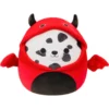 JAZWARES Squishmallow 8 Inch Dustin The Dalmation In Red Devil Costume Halloween Plush Toy