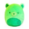 JAZWARES Squishmallow 8 Inch Gobo The Green Neon Bear Plush Toy