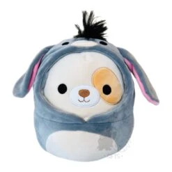 JAZWARES Squishmallow 8 Inch Harris The Dog In Donkey Costume Plush Toy