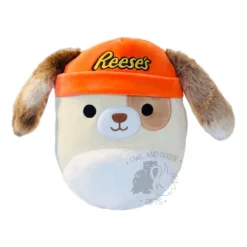 JAZWARES Squishmallow 8 Inch Harris The Reese's Dog Hershey's Squad Plush Toy