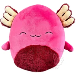 JAZWARES Squishmallow 8 Inch IndieMae The Maroon Axolotl Plush Toy