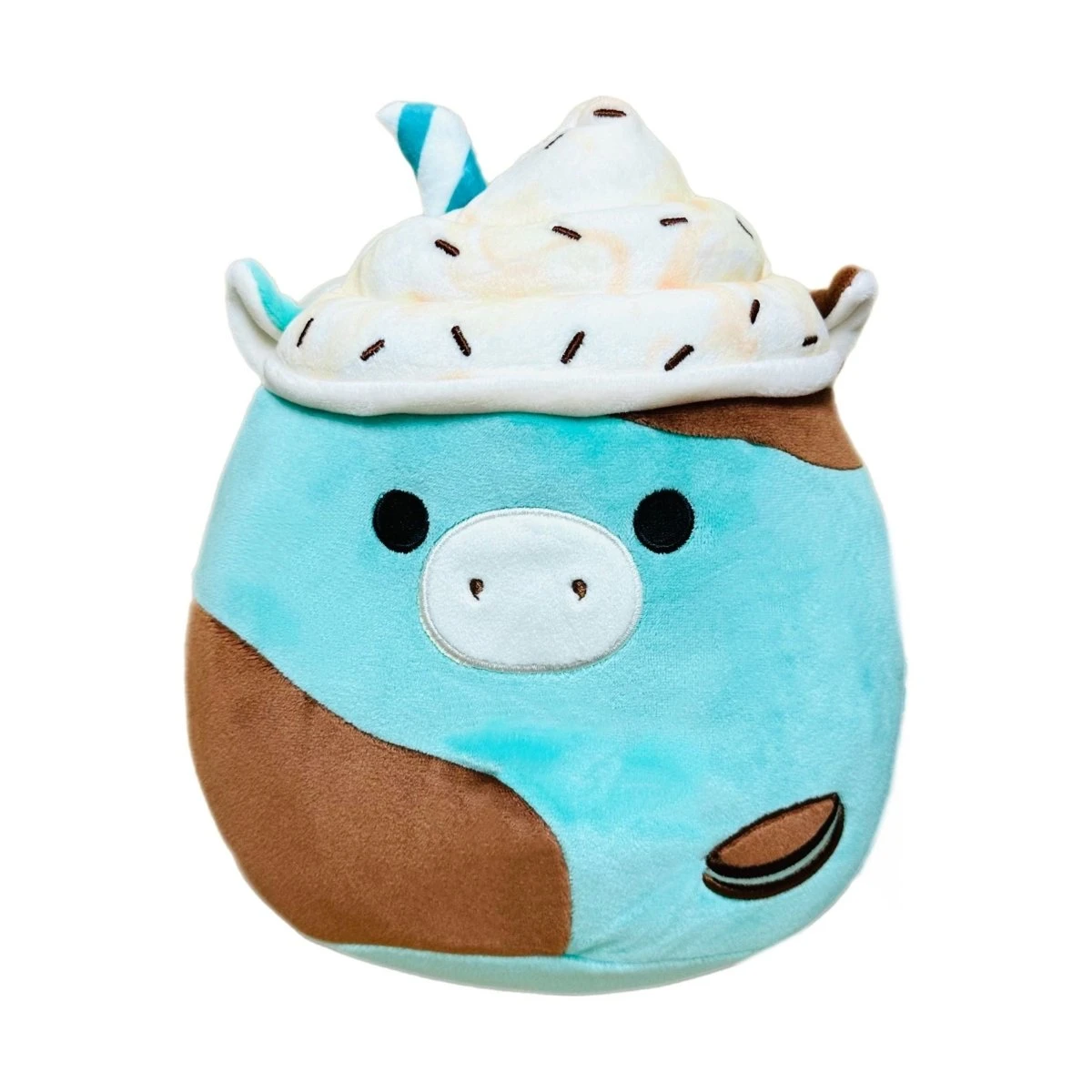 JAZWARES Squishmallow 8 Inch Ingeborg The Mint Chocolate Chip Cow Plush Toy 1 JAZWARES Squishmallow 8 Inch Ingeborg The Mint Chocolate Chip Cow Plush Toy