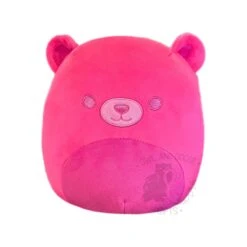 JAZWARES Squishmallow 8 Inch Livo The Pink Neon Bear Plush Toy