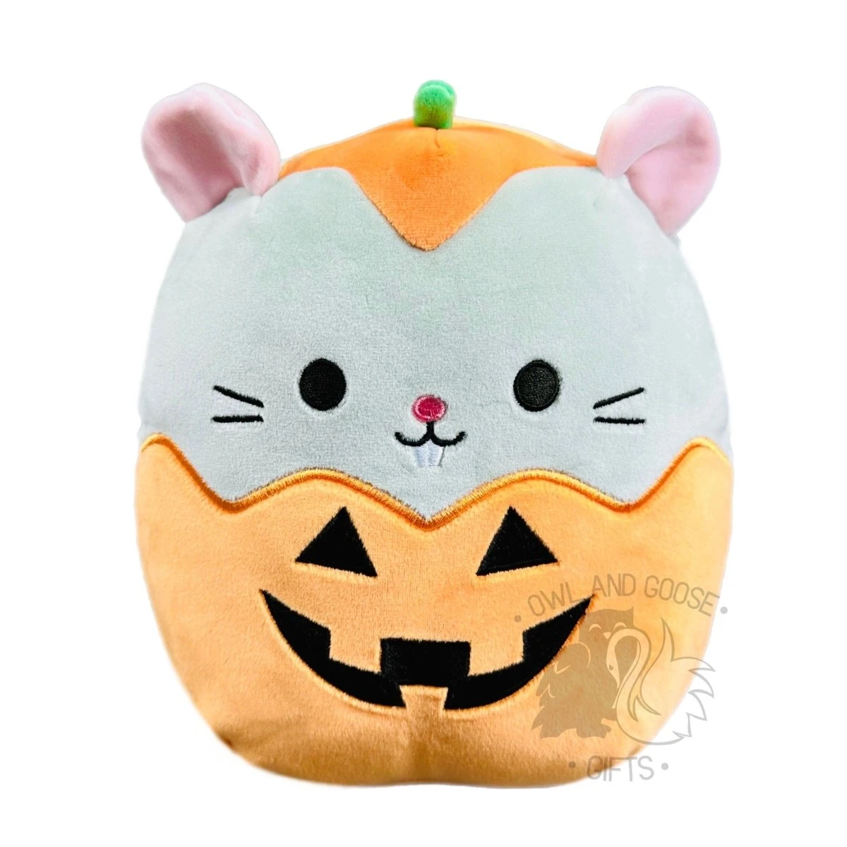 JAZWARES Squishmallow 8 Inch Milto The Mouse In Pumpkin Halloween Plush Toy 1 JAZWARES Squishmallow 8 Inch Milto The Mouse In Pumpkin Halloween Plush Toy