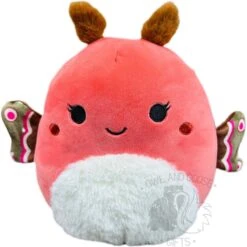 JAZWARES Squishmallow 8 Inch Mirren The Moth Plush Toy