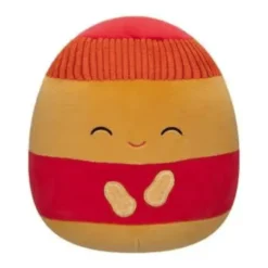 JAZWARES Squishmallow 8 Inch Nedison The Peanut Butter Plush Toy