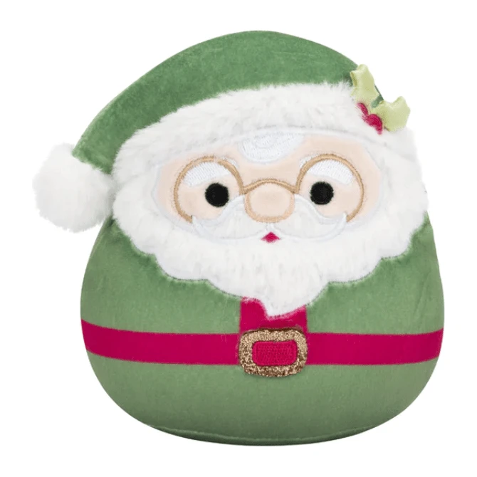 JAZWARES Squishmallow 8 Inch Nick The Santa With Green Suit Christmas Plush Toy 1 JAZWARES Squishmallow 8 Inch Nick The Santa With Green Suit Christmas Plush Toy