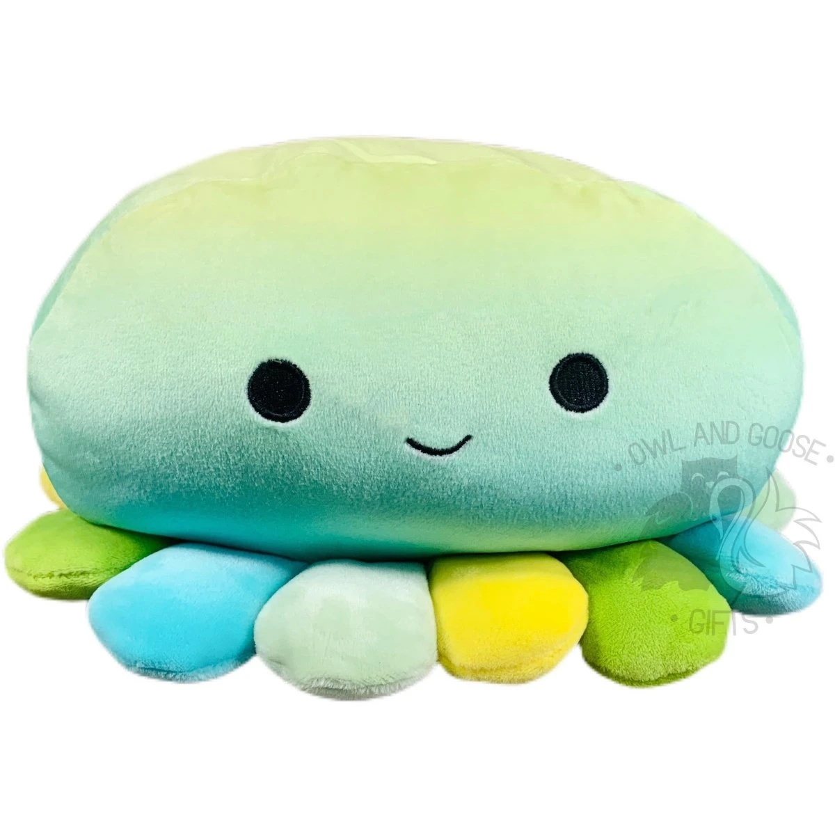 JAZWARES Squishmallow 8 Inch Oldin The Octopus Blue/Green/Yellow Stackable Plush Toy 1 JAZWARES Squishmallow 8 Inch Oldin The Octopus Blue/Green/Yellow Stackable Plush Toy