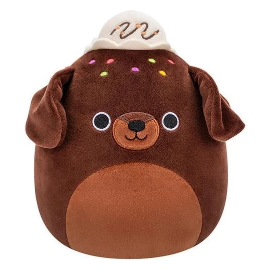 JAZWARES Squishmallow 8 Inch Rico The Brownie Chocolate Lab Plush Toy 1 JAZWARES Squishmallow 8 Inch Rico The Brownie Chocolate Lab Plush Toy
