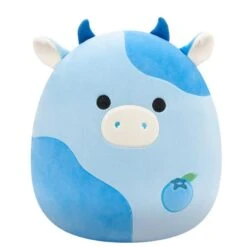 JAZWARES Squishmallow 8 Inch Rutanya The Blueberry Cow Plush Toy