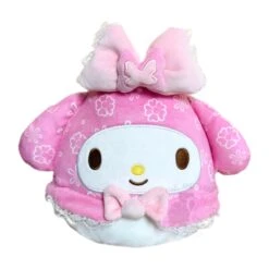 JAZWARES Squishmallow 8 Inch 50th Anniversary My Melody Pink Sanrio Plush Toy
