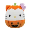 JAZWARES Squishmallow 8 Inch Hello Kitty Pumpkin Halloween Sanrio Plush Toy