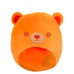JAZWARES Squishmallow 8 Inch Zapo The Orange Neon Bear Plush Toy