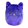 JAZWARES Squishmallow 8 Inch Zazzie The Purple Cat Halloween Plush Toy