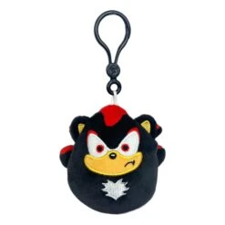 JAZWARES Squishmallow 3.5 Inch Sonic The Hedgehog SHADOW Plush Clip