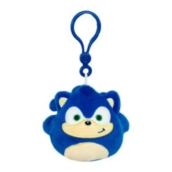JAZWARES Squishmallow 3.5 Inch Sonic The Hedgehog Plush Clip